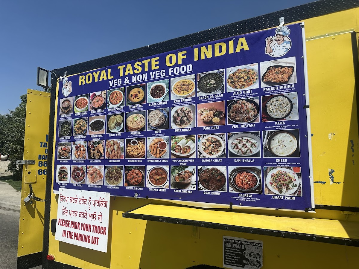 Royal taste of india Menu - Image 2
