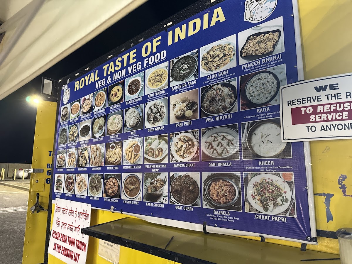 Royal taste of india Menu - Image 3